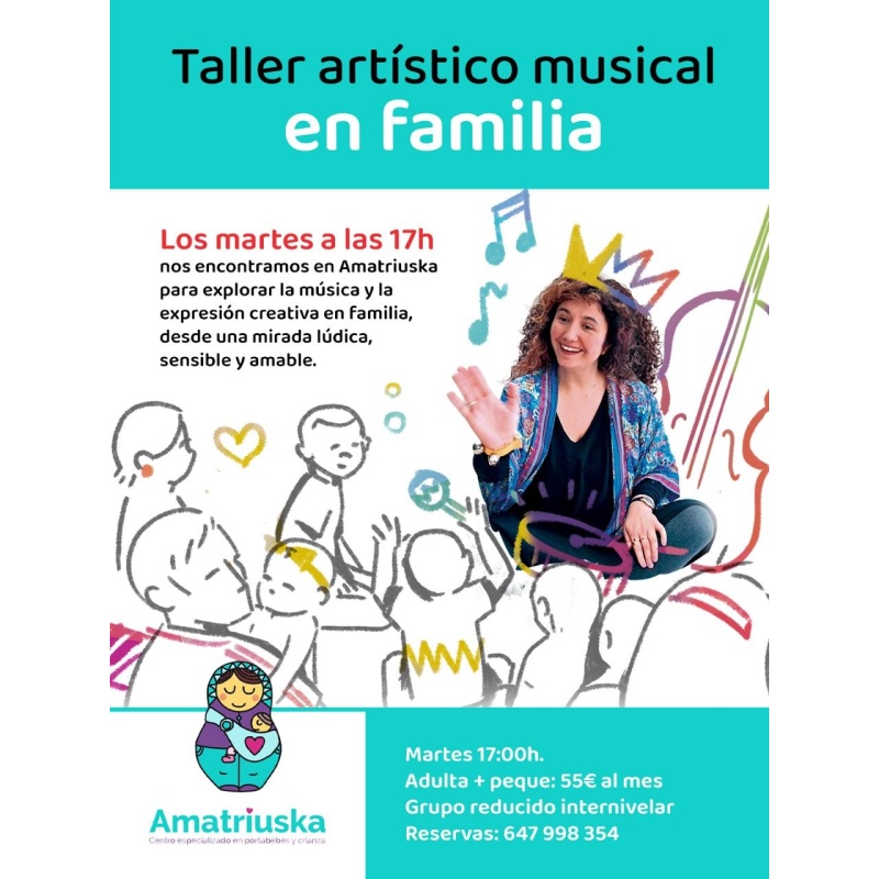 Taller artístico musical en familia