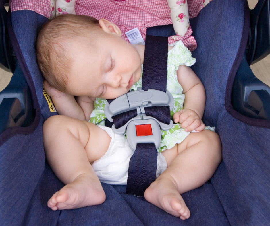 Mejor posición de la silla de bebé en el coche