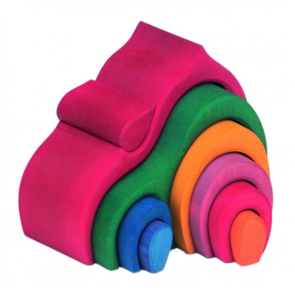 Casita de colores arcoíris Nic Toys - Amatriuska
