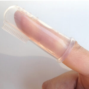 Cepillo dedal de silicona Jack N'Jill, entre 6 y 18 meses - Amatriuska